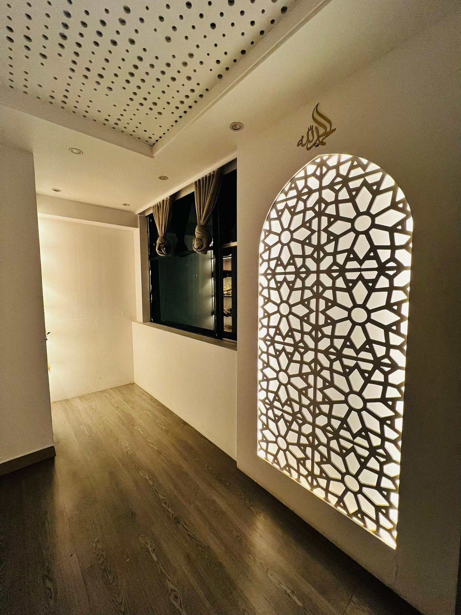 Dedicated prayer room on the same floor as the gym